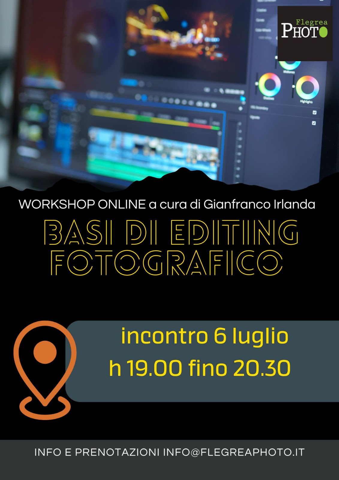 workshop introduzione editing fotografico